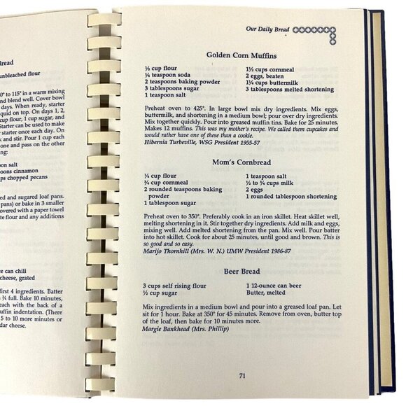 The Jubilee Of Our Many Blessings Cookbook Highland Park UMC 1991 Spiral Bound - Picture 6 of 11